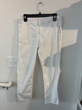 Frank & Eileen White Cotton Pants